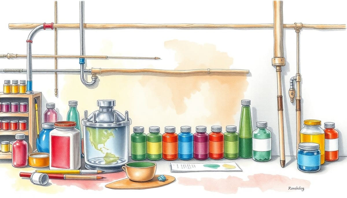 Бизнес-план 20.30.2: Производство прочих красок, лаков, эмалей и аналогичных материалов для нанесени