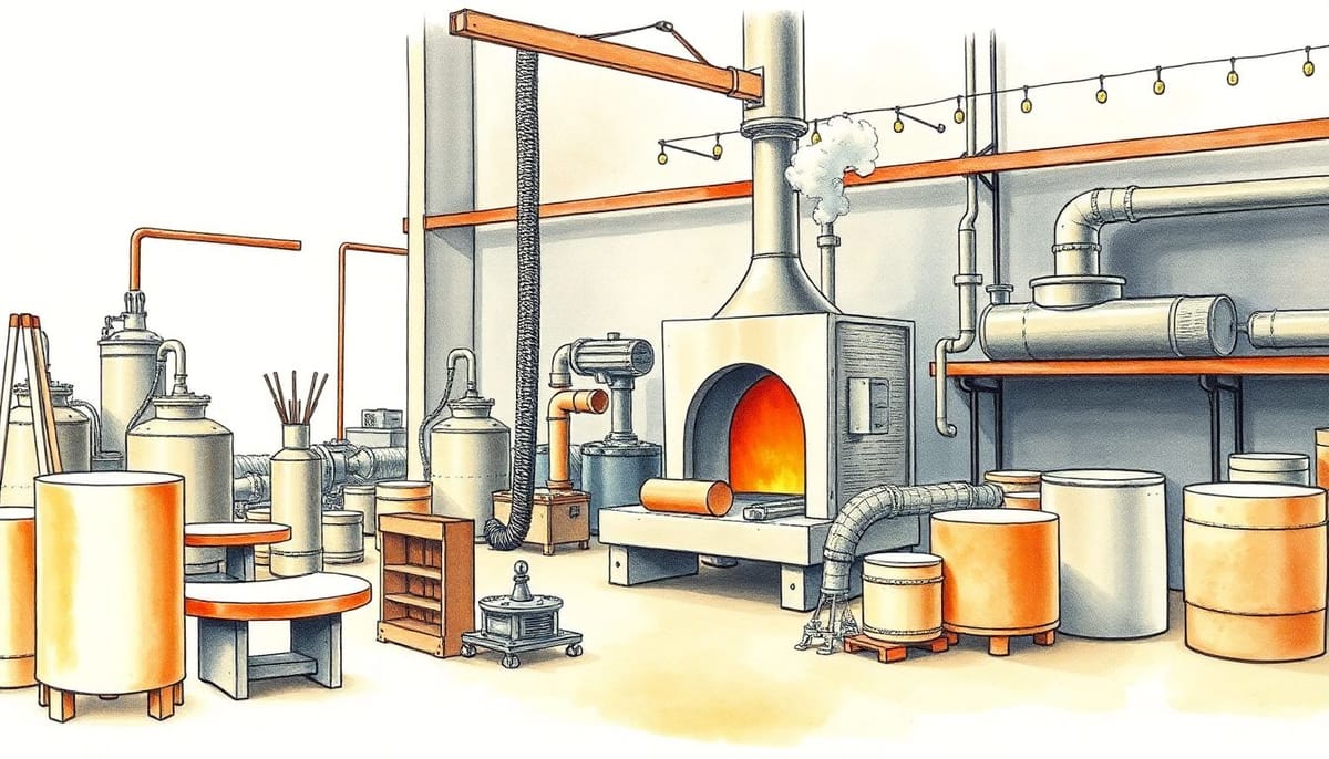 Бизнес-план 23.20.3: Производство безобжиговых огнеупорных изделий