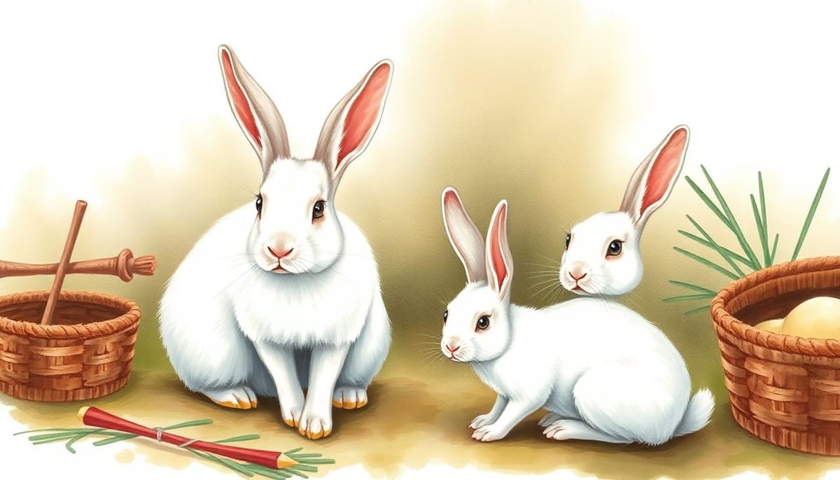 Как я открыл бизнес по разведению кроликов и производству тонкого волоса