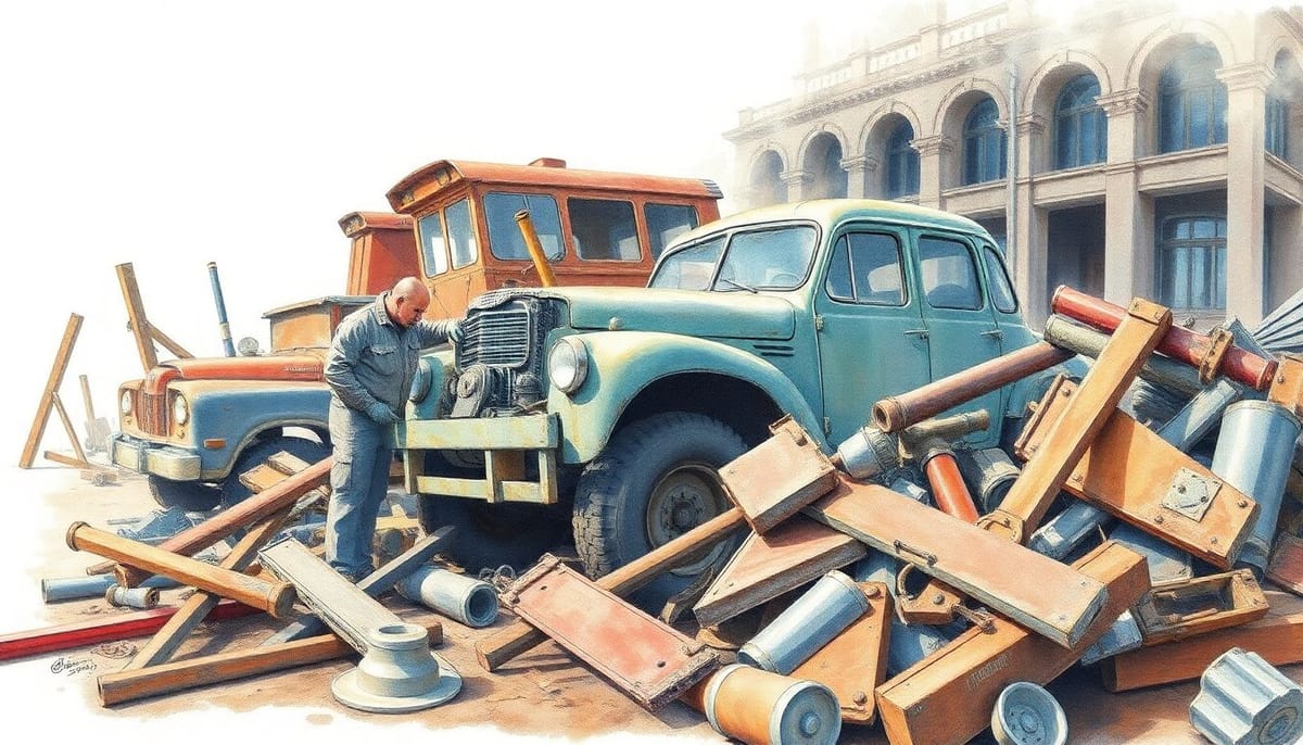 Бизнес-план 38.31: Демонтаж техники, не подлежащей восстановлению