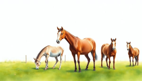 01.43.1 — Разведение лошадей, ослов, мулов, лошаков