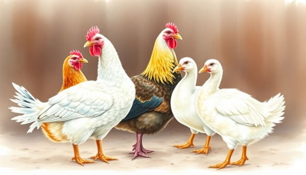 01.47.1 — Выращивание и разведение сельскохозяйственной птицы: кур, индеек, уток, гусей и цесарок