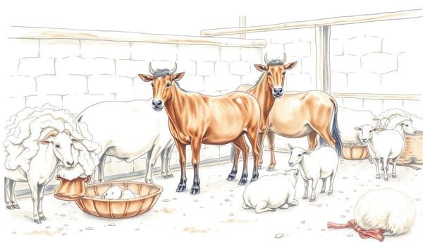 10.11.4 — Производство щипаной шерсти, сырых шкур и кож крупного рогатого скота, животных семейств лошадиных и оленевых, ове