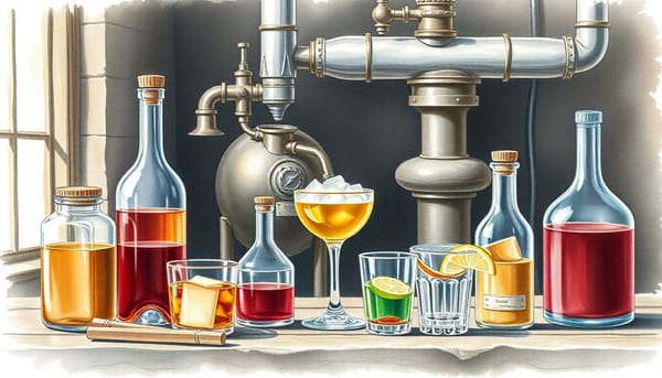 11.01.2 — Производство напитков, смешанных с дистиллированными алкогольными напитками