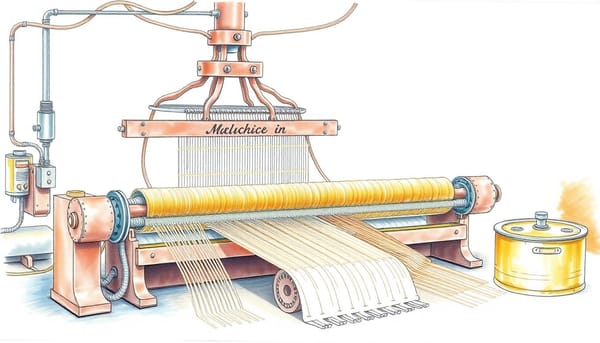 13.96.7 — Производство узких текстильных тканей, в том числе состоящих из основы безуточного переплетения и соединяемых клея