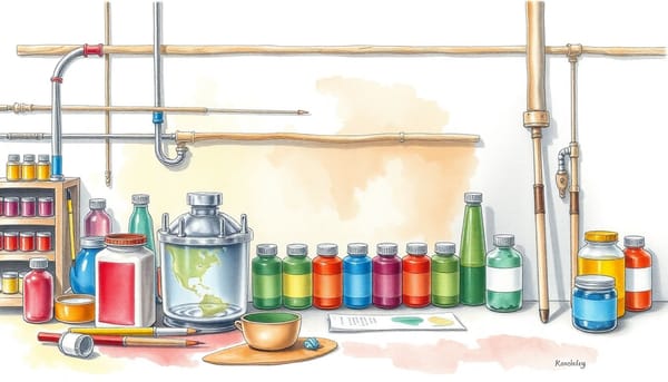 20.30.2 — Производство прочих красок, лаков, эмалей и аналогичных материалов для нанесения покрытий, художественных и полигр