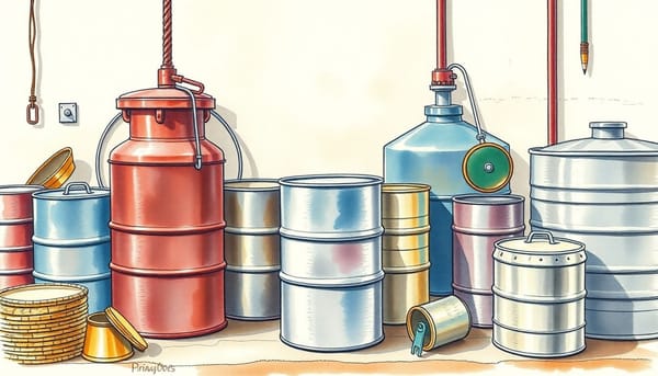 25.91 — Производство металлических бочек и аналогичных емкостей