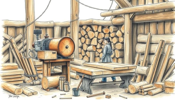 Откройте для себя мир распиловки и строгания древесины. Узнайте этапы, трудности и опыт предпринимателя в этой сфере.