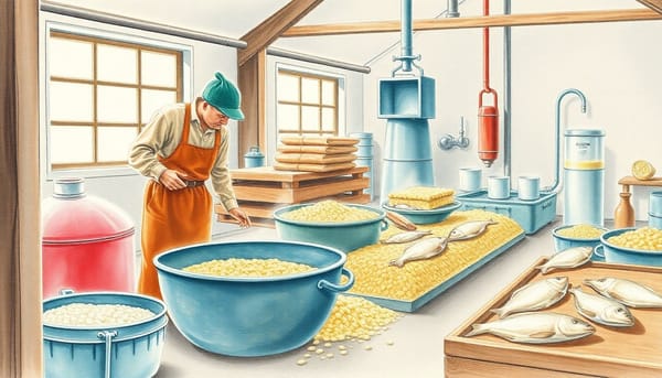 Я открыл бизнес по производству рыбной муки: мой путь от идеи до успешного предприятия.