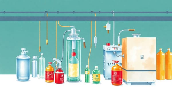 28.29.2 — Производство оборудования для мойки, заполнения, закупоривания или упаковывания бутылок или прочих емкостей, огнет