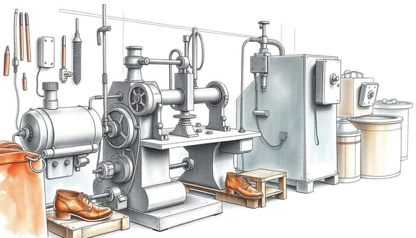 28.94.3 — Производство оборудования для обработки шкур, сырых кож и выделанной кожи и для изготовления или ремонта обуви и п