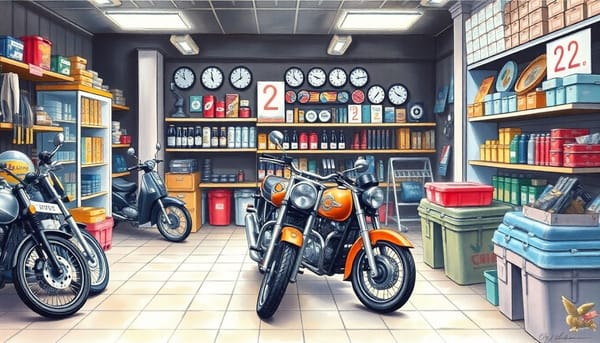 45.40.2 — Торговля розничная мотоциклами, их деталями, составными частями и принадлежностями в специализированных магазинах