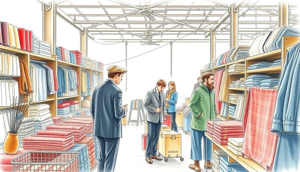 46.16.1 — Деятельность агентов по оптовой торговле текстильными изделиями