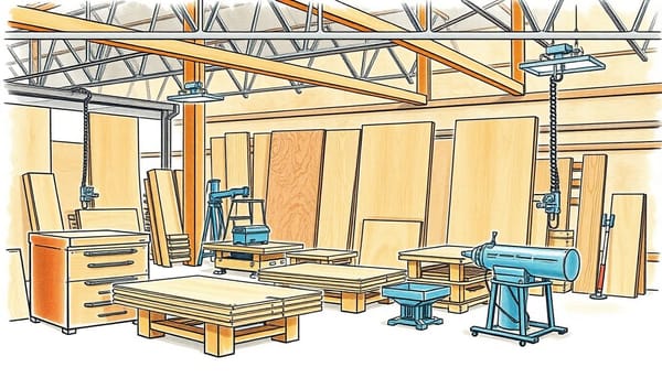 Изучите мой путь в бизнесе по производству фанеры и панелей: сложности, успехи и советы для начинающих.