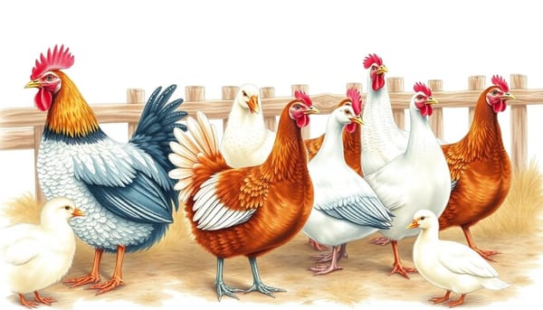 Узнайте, как открыть успешный бизнес по выращиванию сельскохозяйственной птицы: кур, индеек, уток, гусей и цесарок.