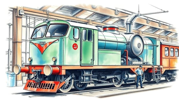 Узнайте, как я открыл бизнес по восстановлению железнодорожных локомотивов и трамвайных вагонов: опыт, советы и трудности.