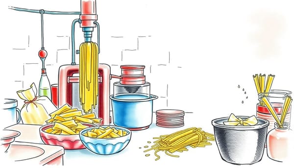 Узнайте, как я открыл успешный бизнес по производству макаронных изделий, пройдя через все этапы и вызовы!